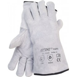 Schweißerhandschuhe, Spaltleder, 35cm, gefüttert