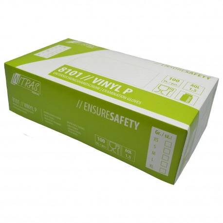 Vinyl-Einmalhandschuhe, ungepudert