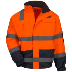 Warn-Pilotenjacke 2-farbig "Nighthawk L"