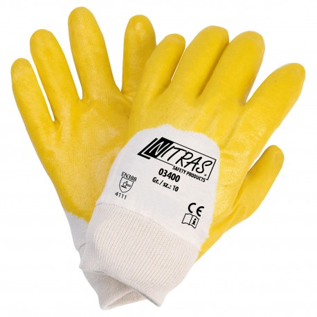 Nitrilhandschuhe, gelb