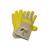 Kunstlederhandschuhe, gelb