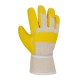 Kunstlederhandschuhe, gelb