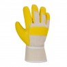 Kunstlederhandschuhe, gelb