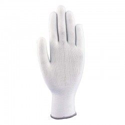 Nylon-Feinstrickhandschuhe, weiß, o. Beschichtung