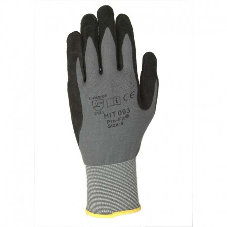 Latexschaum-Feinstrickhandschuhe, grau