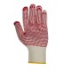 BW-/Nylon-Feinstrickhandschuhe, rote Noppen