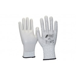 ESD-Schnittschutzhandschuhe, Teilbeschichtet