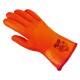 Winter-PVC-Handschuhe, Stulpe, orange