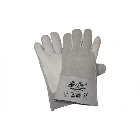 Schweißerhandschuhe, Spalt- und Vollleder, 28cm