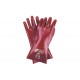 PVC-Handschuhe, rot