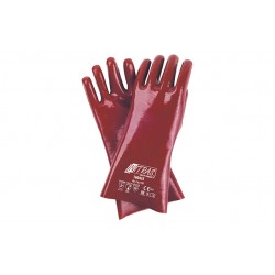 PVC-Handschuhe, rot, 35cm