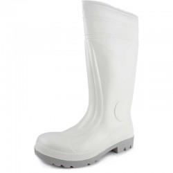 S4-PVC-Stiefel, weiß