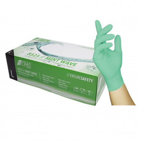 Nitril-Einweghandschuhe, ungepudert