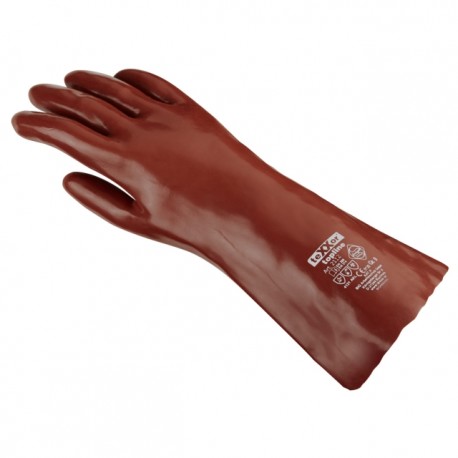 PVC-Handschuhe, rot, 40cm