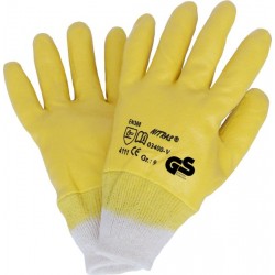 Nitrilhandschuhe, gelb, vollbeschichtet