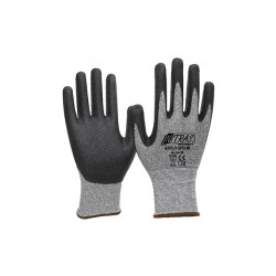 Schnittschutzhandschuhe, schwarz, teilbeschichtet