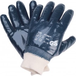 Nitrilhandschuhe, blau, vollbeschichtet