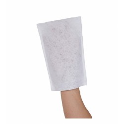 Waschhandschuhe, weiß