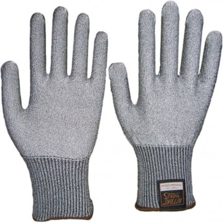 Schnittschutzhandschuhe, grau, o. Beschichtung
