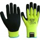 Winter-Schnittschutzhandschuhe, gelb, teilbeschichtet