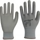 Nylon-PU-Handschuhe, grau, teilbeschichtet